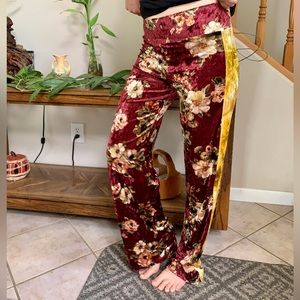 Velvet Y2K Floral Pants